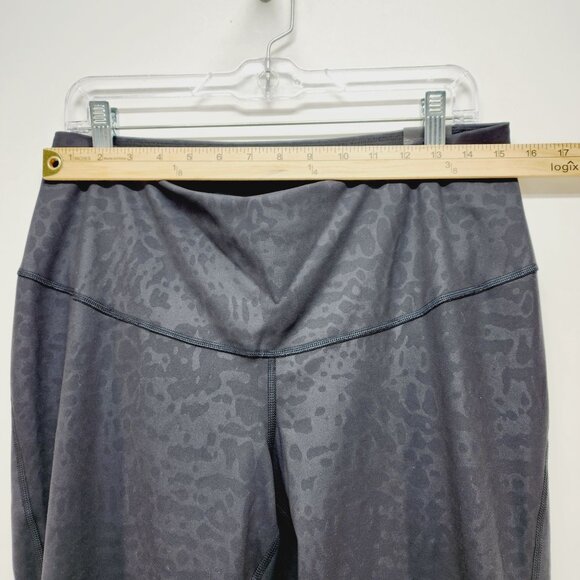 Adidas Womens Leggings flared High-Rise Tight Fit  With Subtle Leopard Print 1X - Picture 7 of 15